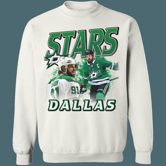 Vintage Dallas Stars NHL Crewneck Sweatshirt, Retro Dallas Stars Hockey Shirt - Picture 1 of 2